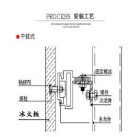 冰火洁净热压板安装示意图